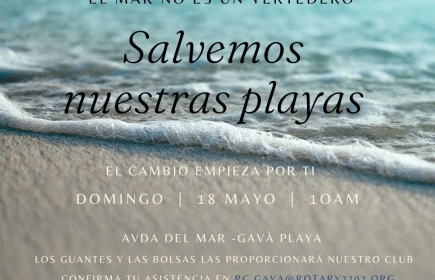 LIMPIEZA DE PLAYAS - 18 DE MAYO 2025 A LAS 10H